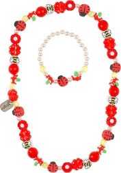 Souza! set de collar y pulsera con mariquitas