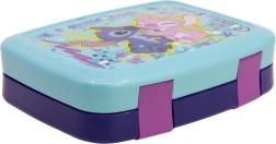 Caja para la merienda con compartimentos Angel y Stitch