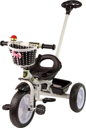 Triciclo infantil negro con ruedas EVA