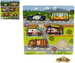 Encaje de madera Mis primeros coches