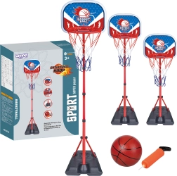 WOOPIE canasta de baloncesto infantil con altura ajustable 90–170 cm + balón