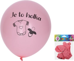 Globos inflables de 30 cm – set de 5 uds., Es una niña