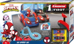 Pista de coches Carrera First Spidey Go Webs Go 2,9 m