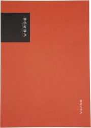 Libro de registro A4 VERDE, color ladrillo, 96 hojas rayadas