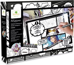 Artissimo - Set creativo Manga con tableta de luz