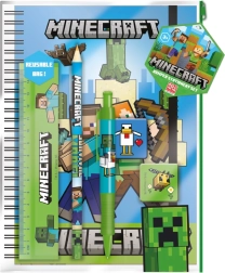 Set escolar Minecraft A5 en estuche práctico