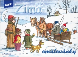 Libro para colorear invierno MFP A5