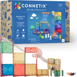 Connetix Ball Run set de ampliación – construcciones magnéticas, 66 piezas