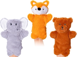 Marioneta de mano de peluche con forma de animal 25 cm