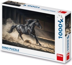 Puzzle caballo negro 1000 piezas