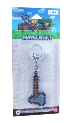 Llavero metálico de Minecraft