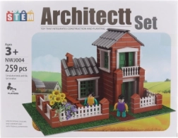 Set de construcción Casa con Jardín de Plástico