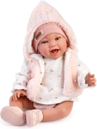 Guca Olivie – muñeca bebé realista con peso 42 cm con cuerpo blando