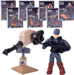 Set de construcción de policía SWAT – figura de soldado articulada para montar