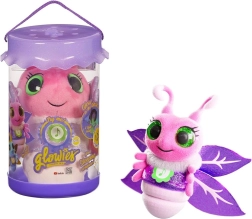 Muñeco para dormir rosa GLOWIES con luz y sonidos