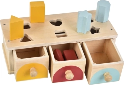Clasificación de formas de madera con cajones 2Kids Toys