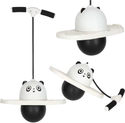 Pogo saltador infantil panda blanco y negro