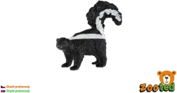 Figura de mofeta rayada Zooted de 5 cm - 1 unidad