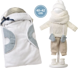 Conjunto con colchoneta portátil para muñeca NEW BORN 40–42 cm