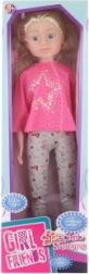Muñeca caminante rubia 80 cm