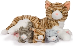 Set de peluche Gatitos con mamá Cozy Noxxiez