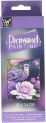 Pintura de diamantes Pajarito 14x18 cm de Craft ID