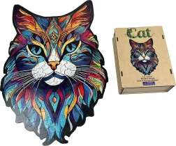 Puzzle de madera: gato