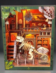 Rompecabezas 3D DIY sujetalibros – museo de dinosaurios
