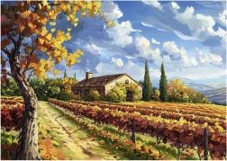 Puzzle viñedo pintado 500 piezas DINO