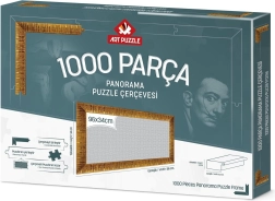 Marco para puzzles 96x34 cm dorado