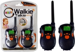 Walkie-talkies para niños con alcance de 100 m, azul oscuro