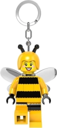 Llavero luminoso LEGO de minifigura: chica abejorro