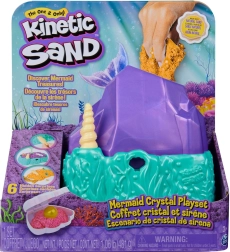 Kinetic Sand sirena marina – set brillante con caja cristal, 480 g