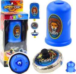 Set con lanzador y disco volador León Azul