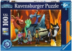 Puzzle infantil RAVENSBURGER CÓMO ENTRENAR A TU DRAGÓN: THE NINE REALMS XXL 100 piezas