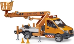 Bruder Mercedes-Benz Sprinter con plataforma elevadora