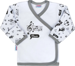 Camiseta de algodón para bebé NEW BABY Music, talla 56 (0–3 meses)