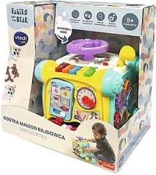 VTech cubo del pequeño piloto de carreras – cubo interactivo con cochecito BOBASKI I MIŚ