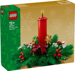 Decoración navideña icónica de mesa LEGO