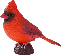 Mojo cardenal rojo – figura de ave realista