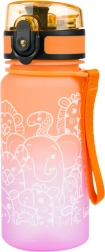 Botella de tritán con degradado animales 350 ml
