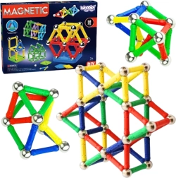 Woopie bloques de construcción magnéticos 3D, 58 uds