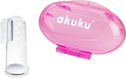 Primer cepillo de dientes con estuche Akuku