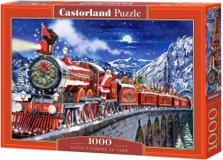 Puzle de 1000 piezas – tren navideño SANTA
