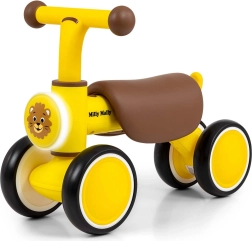 Bicicleta de equilibrio Milly Mally York amarilla - 1 unidad