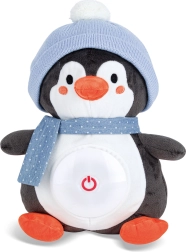 Peluchín luminoso con música pingüino 29 cm