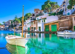 Puzzle Bluebird Puerto pesquero en Cala Figuera 500 piezas