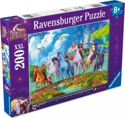Puzle XXL de 200 piezas RAVENSBURGER – UNICORN ACADEMY (Academia de unicornios)