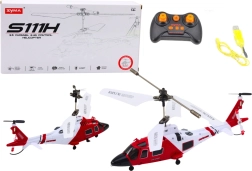 Helicóptero teledirigido con giroscopio Syma S111H rojo