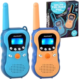 Walkie talkies infantiles con alcance de hasta 3 km y cambiador de voz